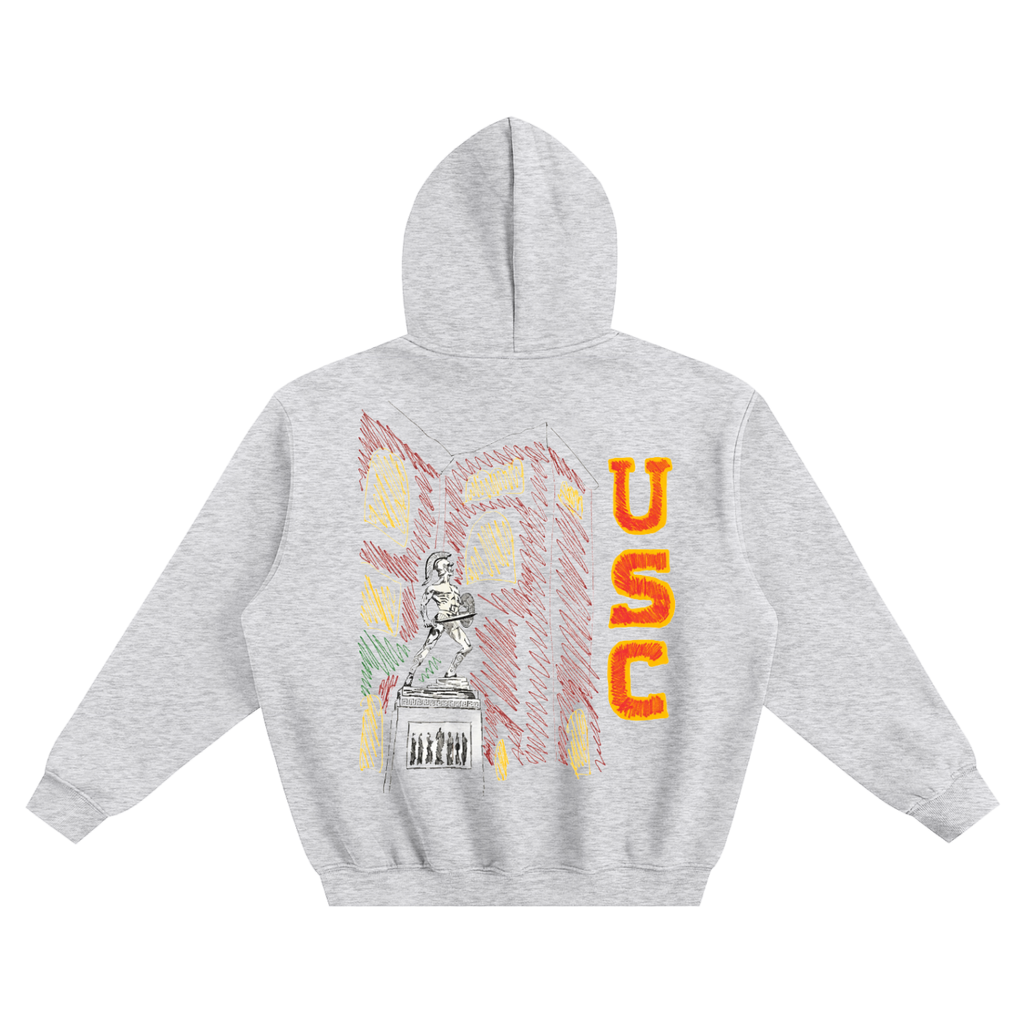 USC Drawn Boxy Hoodie
