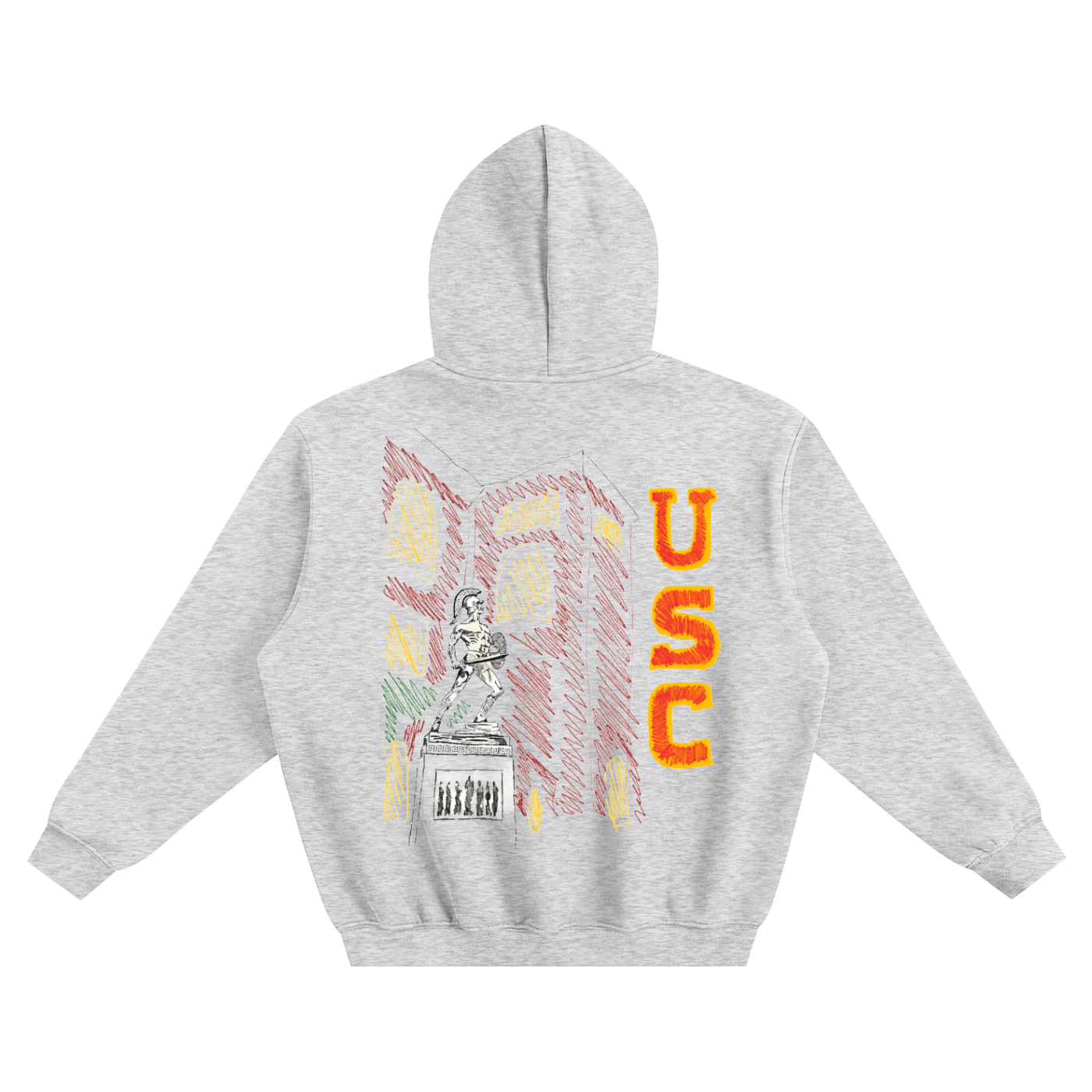 USC Drawn Boxy Hoodie